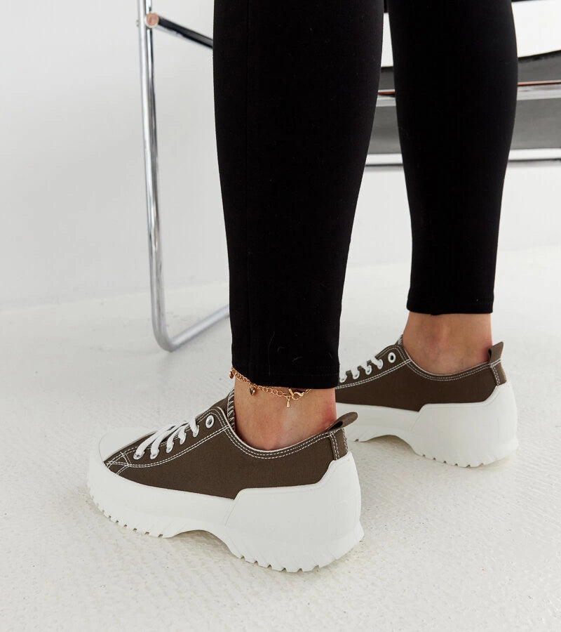 9-Zelené tenisky na platformě Monteleone-9