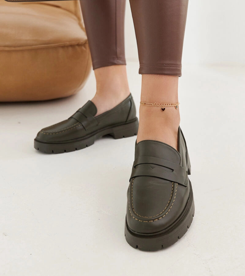 2-Zelené mokasíny Maybritt-2