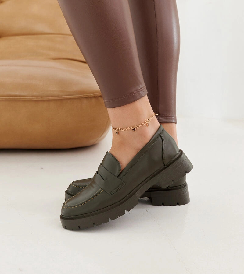 3-Zelené mokasíny Maybritt-3