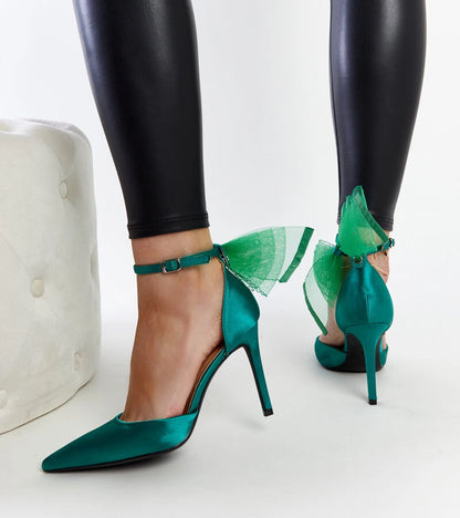 4-Zelené podpatky s mašlí od Ilaysa-4