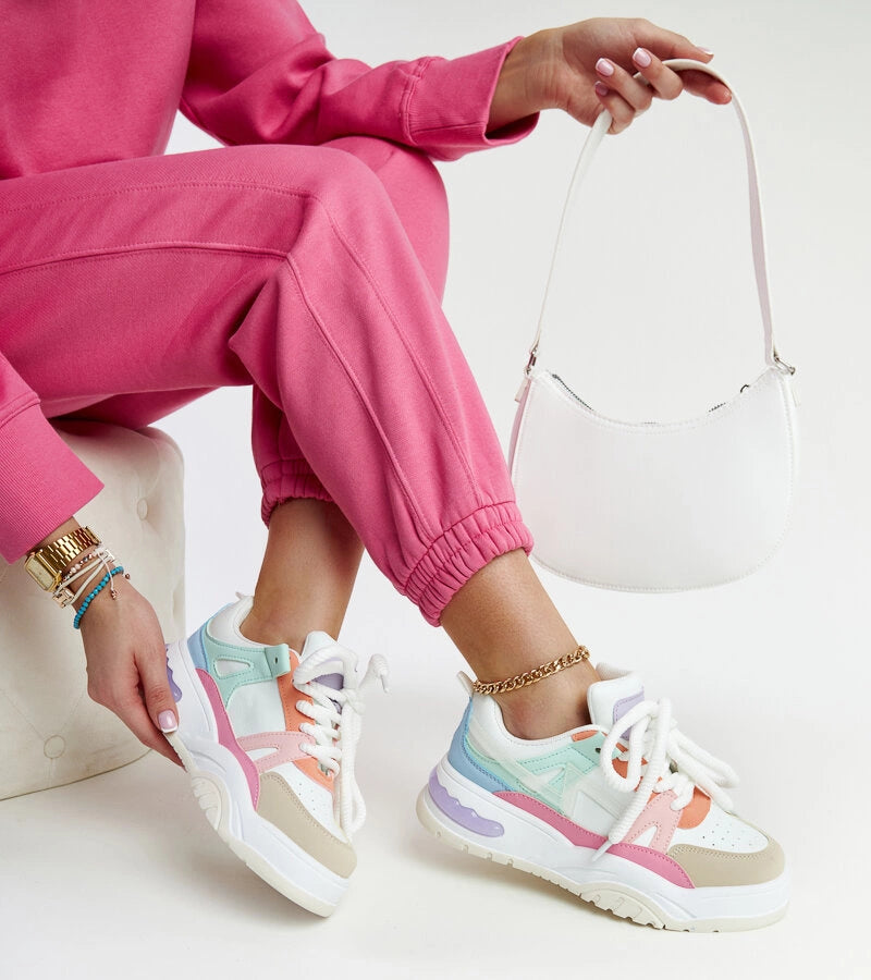 4-Barevné tenisky na platformě Nivi-4