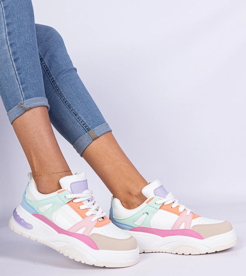 3-Barevné tenisky na platformě Nivi-3