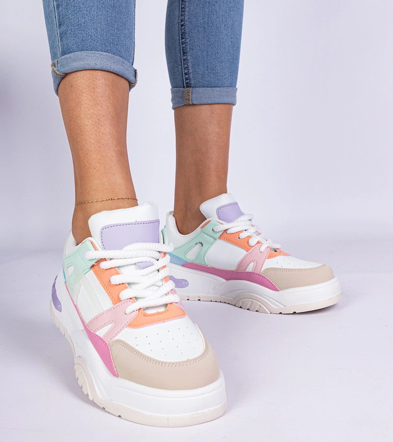 1-Barevné tenisky na platformě Nivi-1