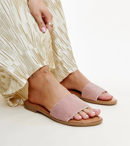 1-Anilovy lesklé hnědé pantofle-1