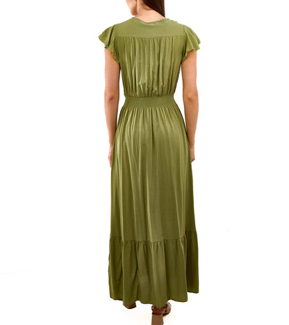 3-Zelené maxi šaty s růžky od Goffreda-3