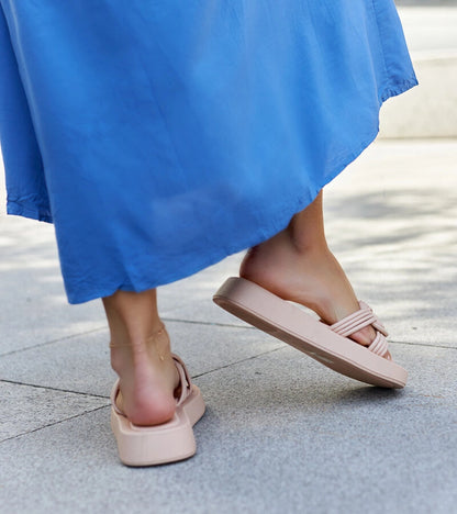 5-Bežové gumové pantofle Ferrei-5