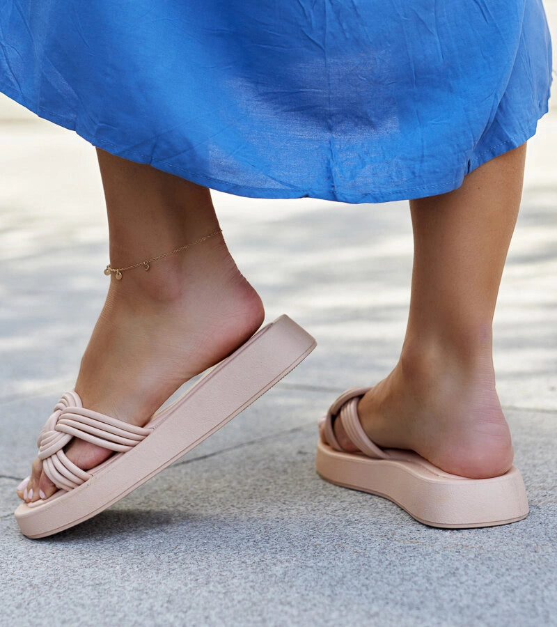 6-Bežové gumové pantofle Ferrei-6