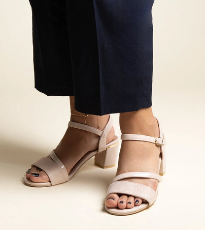 1-Bežové sandály s kombinací materiálů Hambly-1