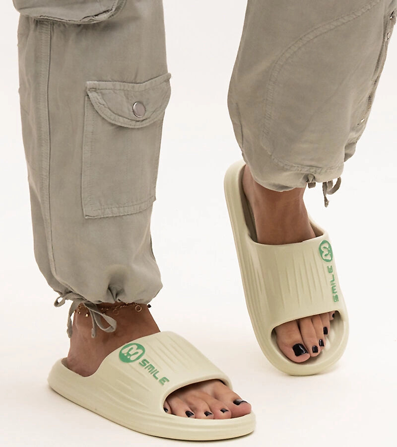 1-Zelené pěnové pantofle Labinga-1