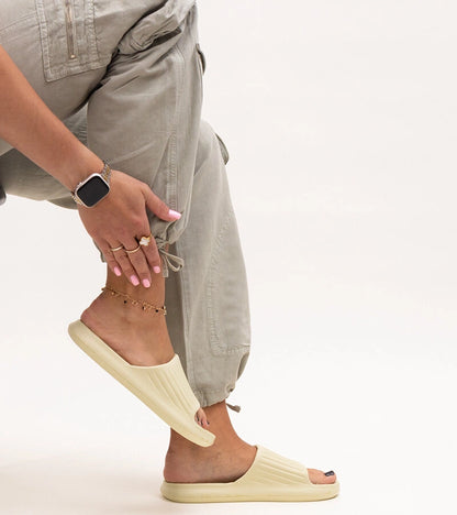 2-Zelené pěnové pantofle Gilly-2