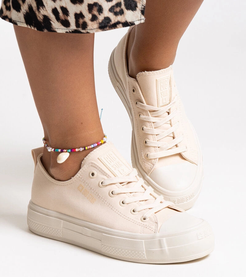 3-Bežové tenisky Big Star NN274854-3