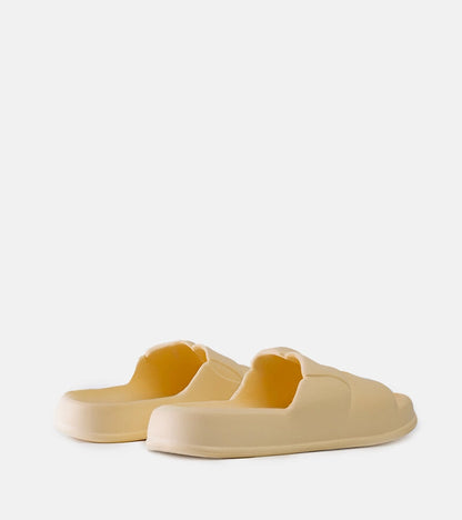 7-Bežové pěnové pantofle Lete-7