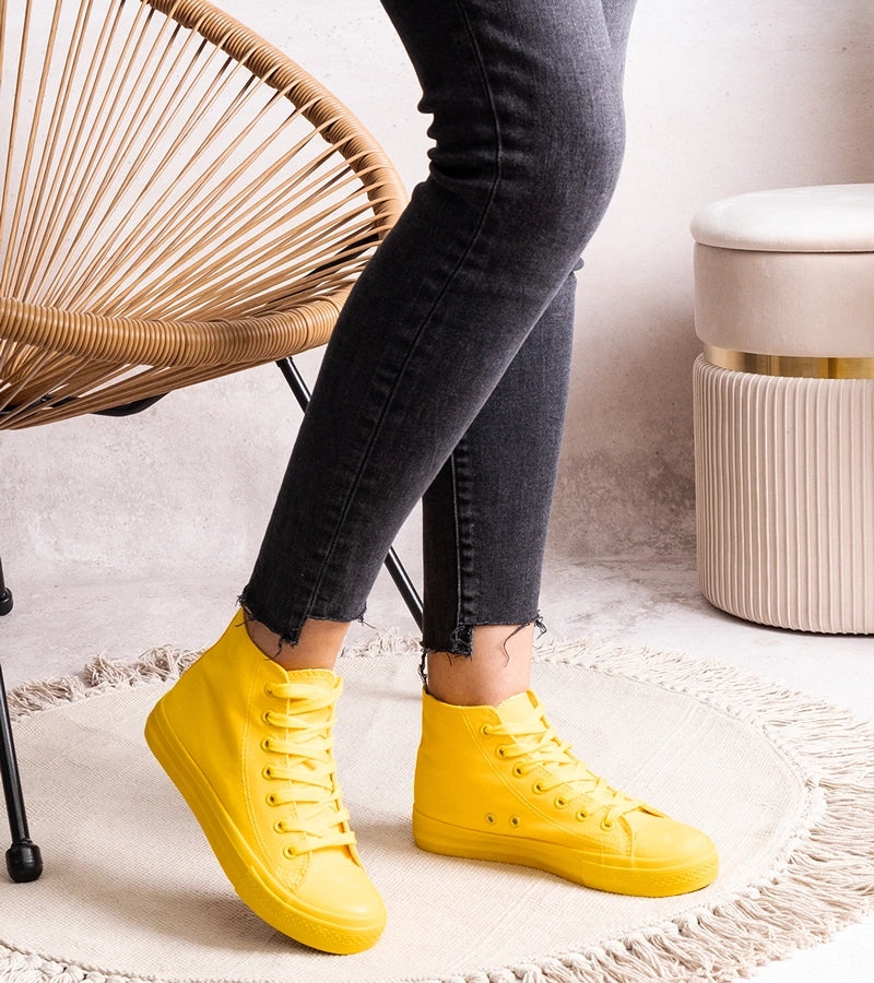 3-Žluté vysoké tenisky Rafife-3