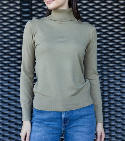 3-Zelený golf volného střihu Nida.-3