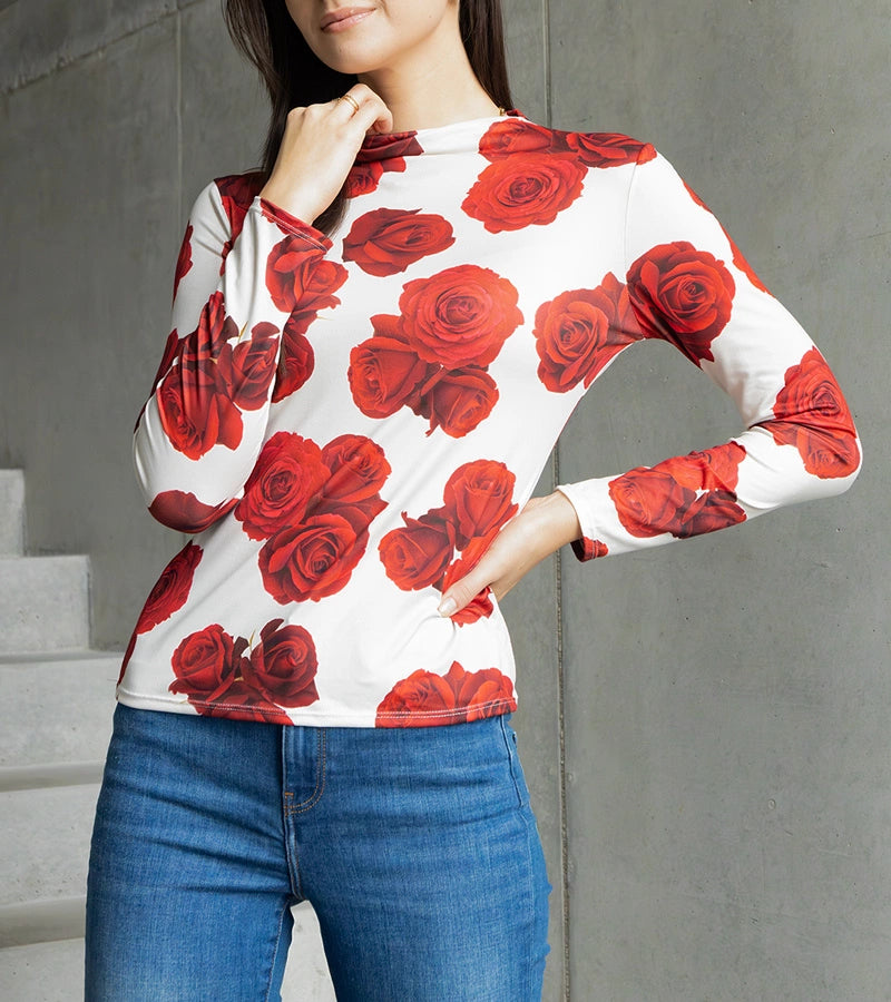 3-Béžová halenka zdobená potiskem Amaya-3