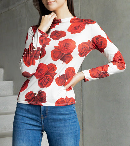 3-Béžová halenka zdobená potiskem Amaya-3