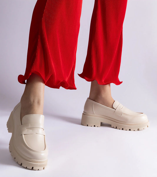 1-Béžové mokasíny z eko kůže Fiorenza-1