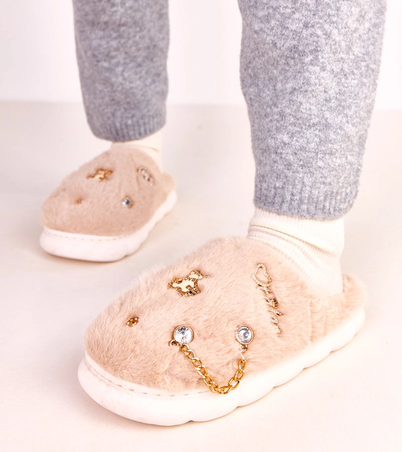 4-Béžové uzavřené bačkory s ozdobami Verdugo-4