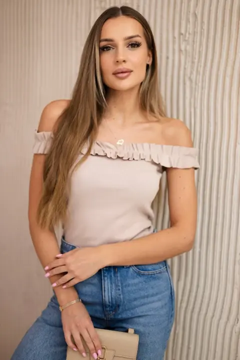 Španělská halenka Sif – Béžová