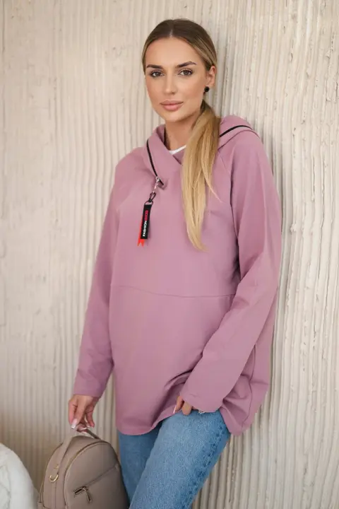 Mikina Hulda – Tmavě růžová