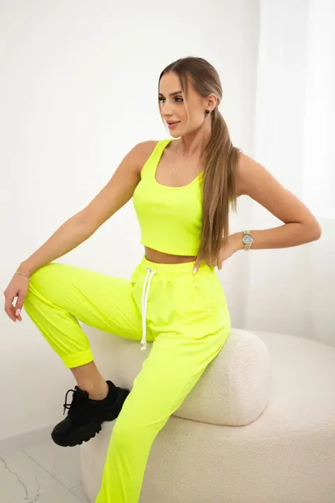 Komplet Stasė – Neonově žlutá