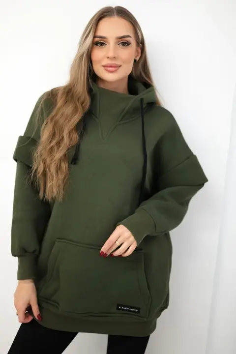 Zateplená mikina Mateja – Khaki