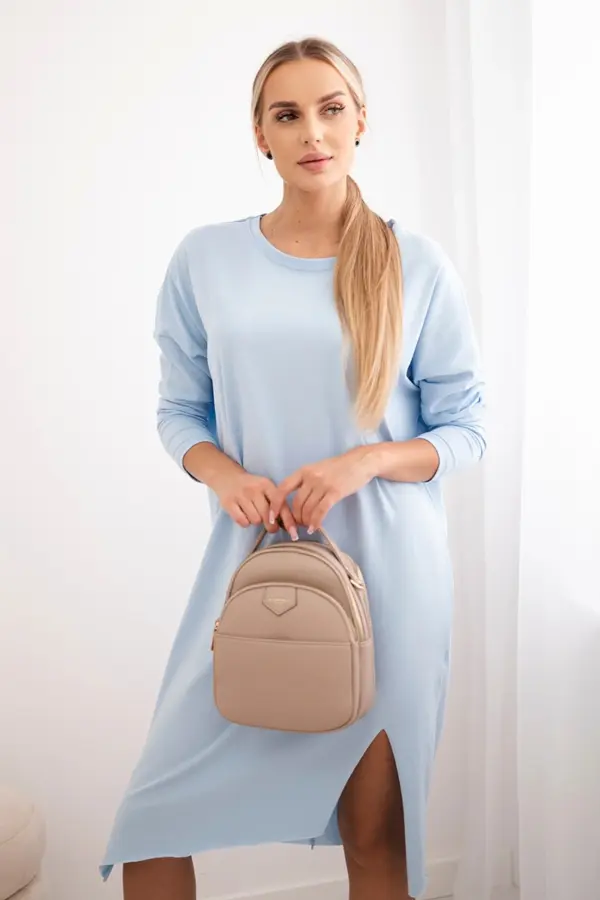 Oversize šaty Márta – Modrý