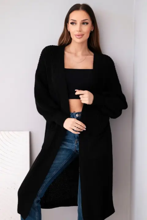 Kardigan Janice – Černá