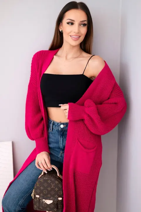 Kardigan Janice – Fuchsie