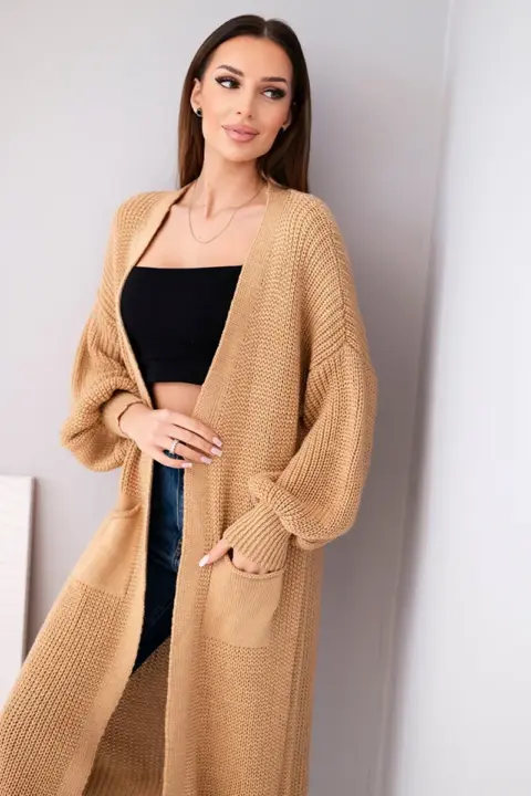 Kardigan Janice – Camelová