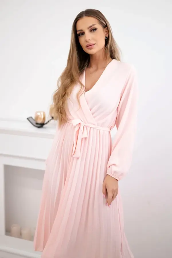 Šaty Mariana – Pudrově růžová