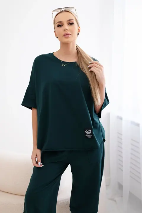 Komplet Cornelia – Tmavě zelená