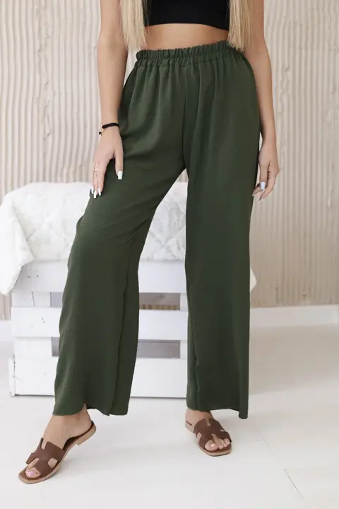 Letní kalhoty Anna – Khaki