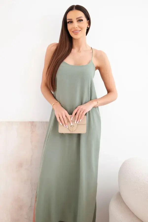 Šaty Sienna – Světlé khaki