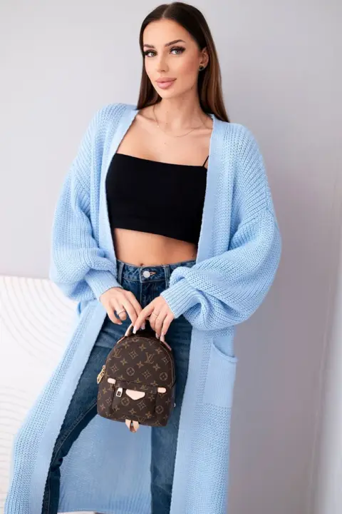 Kardigan Janice – Modrý