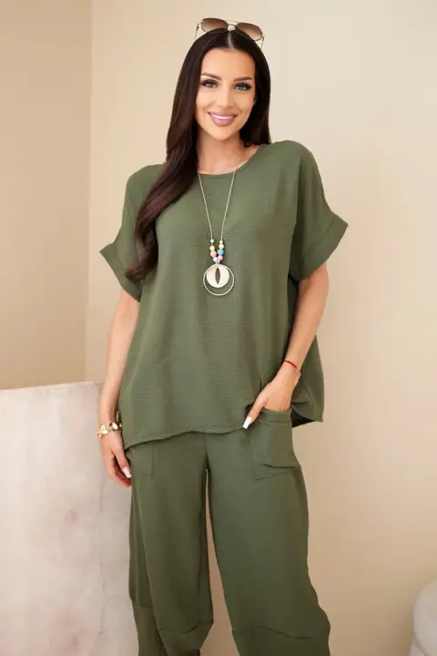Komplet Camila – Khaki