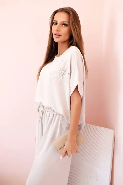 Komplet Anabelle – Tmavě béžová