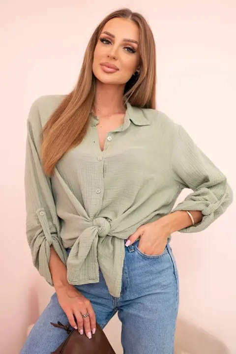 Košile Rodica – Světlé khaki