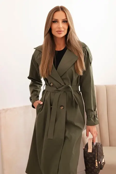 Trenčkot Gerda – Khaki