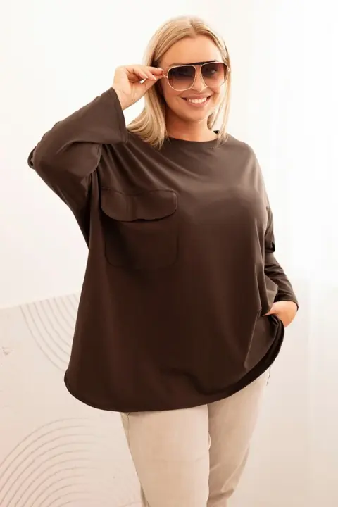 Mikina Camilla – Hnědá
