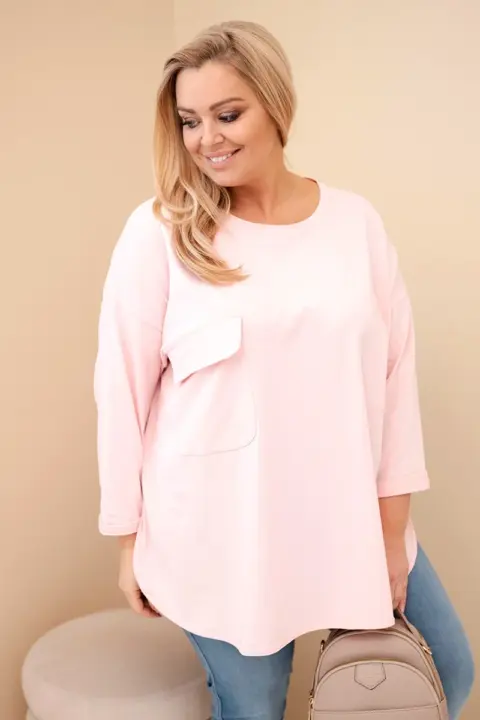 Mikina Camilla – Pudrově růžová