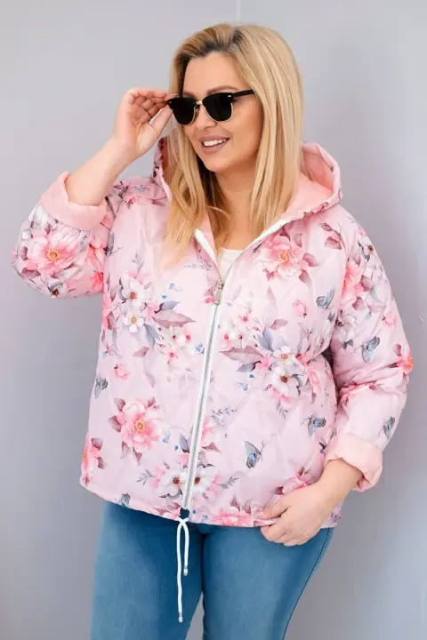 Lehká bunda Emilie – Pudrově růžová