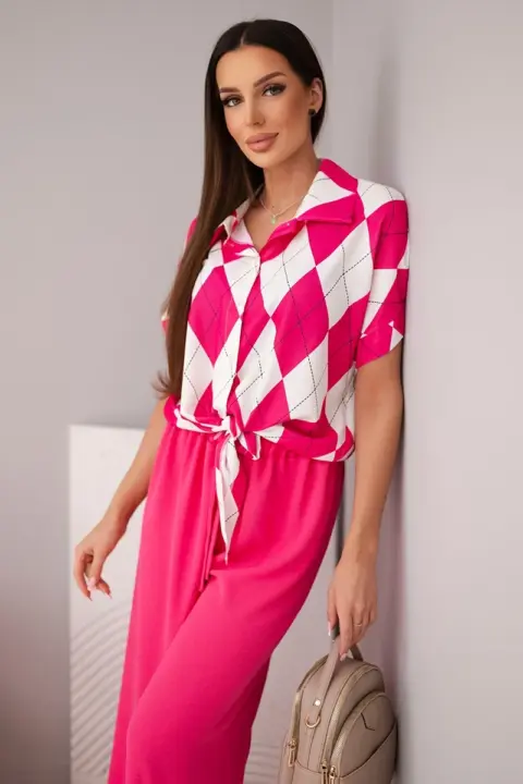 Komplet Sabine – Fuchsie