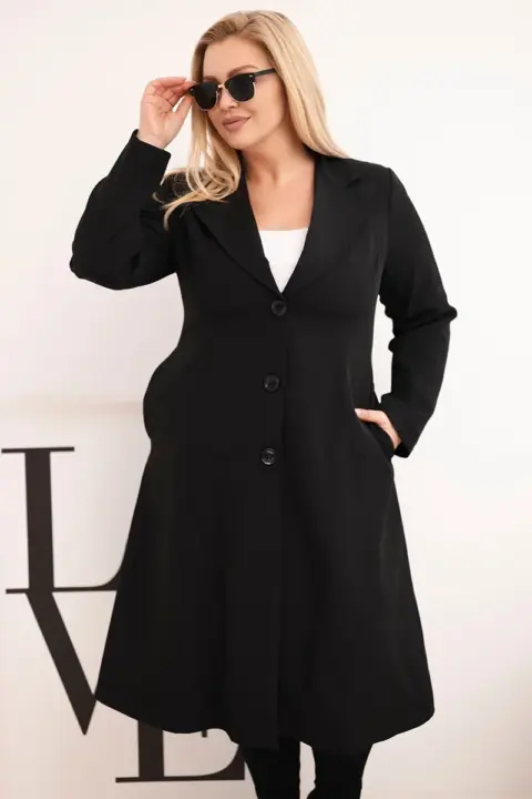 Kabát Karina – Černá