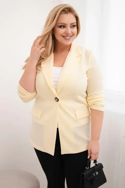Plus size sako Nicole – Lemon