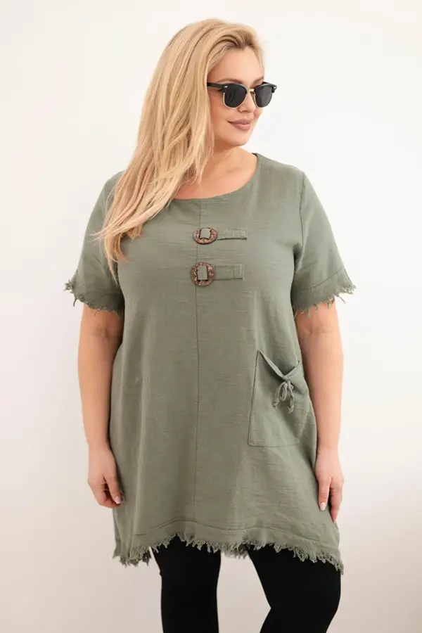 Šaty Ágnes – Khaki
