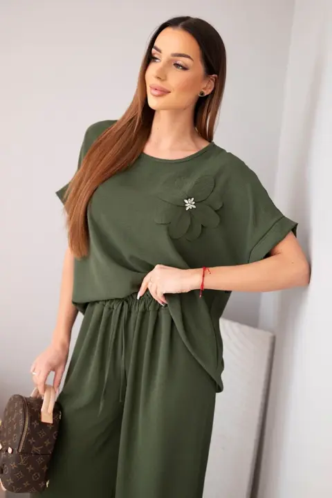 Komplet Anabelle – Tmavé khaki