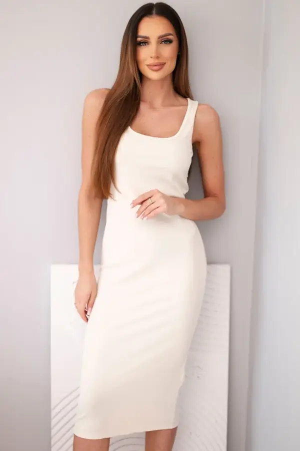 Šaty Elvira – Béžová