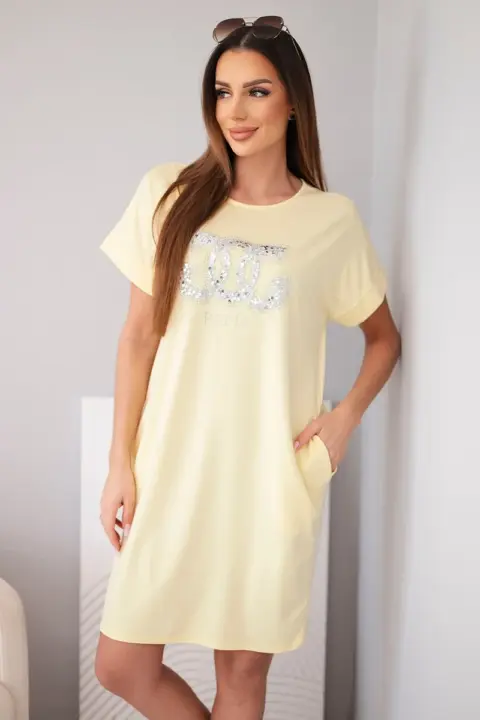 Šaty Aldona – Žlutý