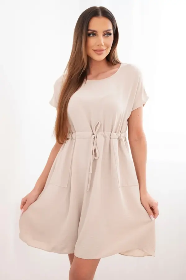 Šaty Liljana – Béžová